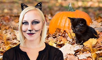 Easy Halloween Makeup: Cat