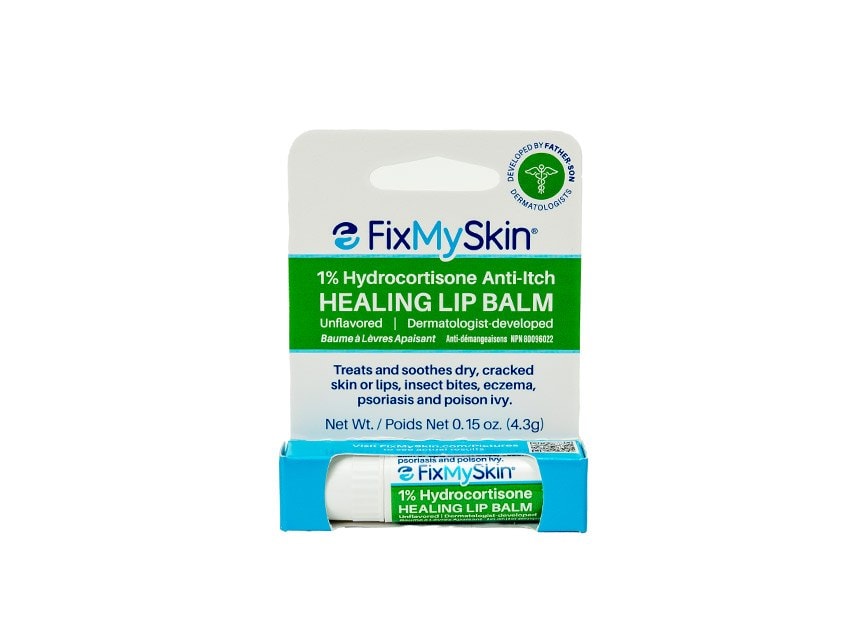 FixMySkin 1% Hydrocortisone Healing Body Balm and Lip Balm Trio - Limited Edition