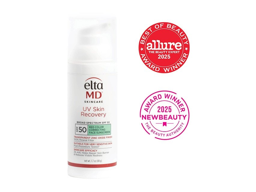 EltaMD UV Skin Recovery Broad Spectrum SPF 50 - Green Tint for Redness