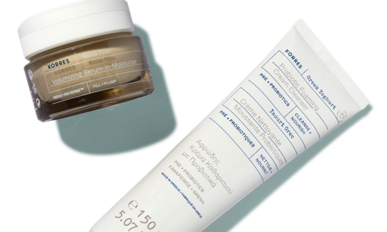 KORRES skin care products
