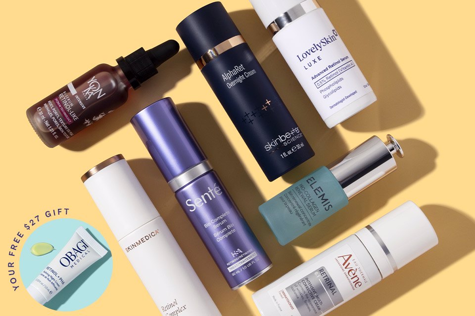 Your favorite retinol products from Yon-ka Paris, skinbetter science, Sente, SkinMedica and more