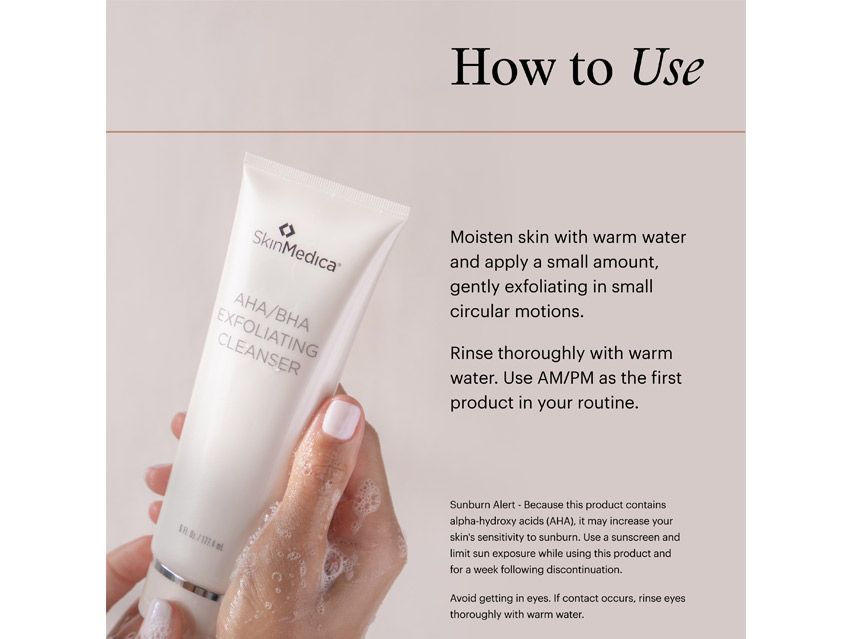 SkinMedica AHA/BHA Exfoliating Cleanser