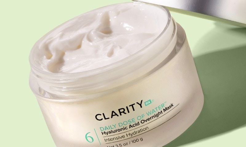 NEW ClarityRx Daily Dose of Water Overnight Mask