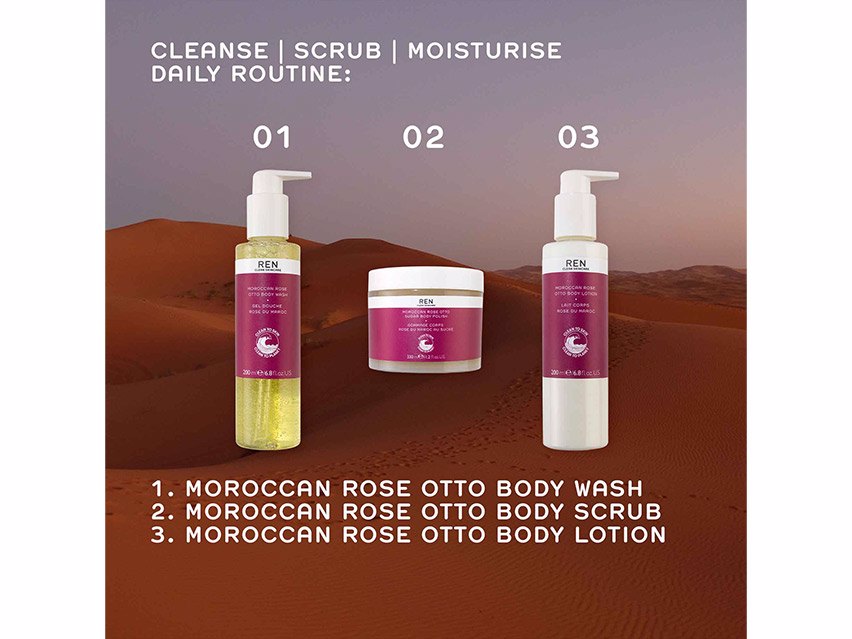 REN Clean Skincare Moroccan Rose Otto Body Wash