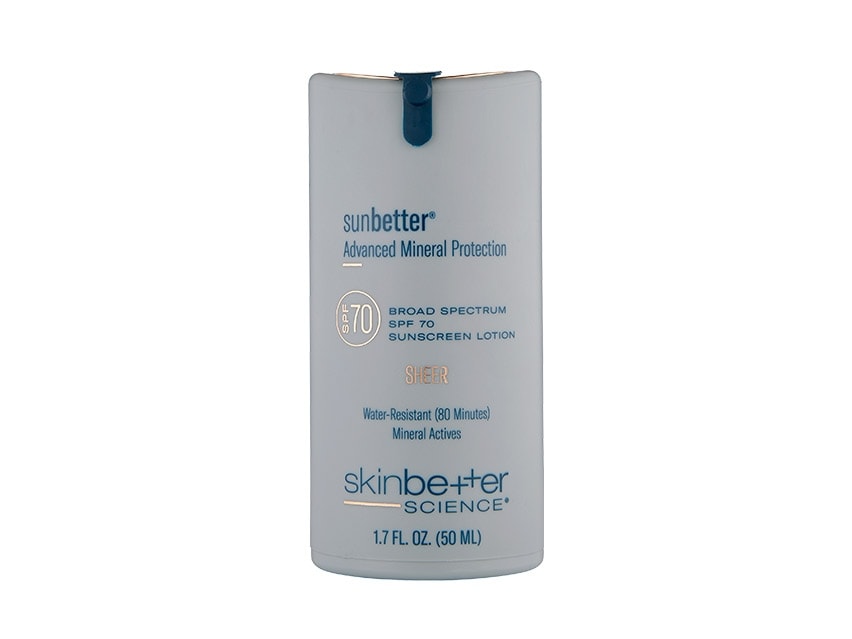 skinbetter science sunbetter SHEER SPF 70 Sunscreen Lotion
