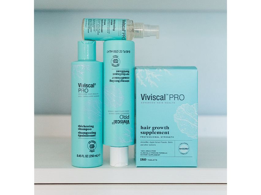 Viviscal PRO Thickening &amp; Strengthening Trio &amp; Hair Growth Supplements - 180 Tablets