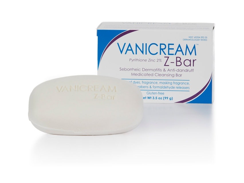 Vanicream Z-Bar (Pyrithione Zinc 2%) Medicated Cleansing Bar