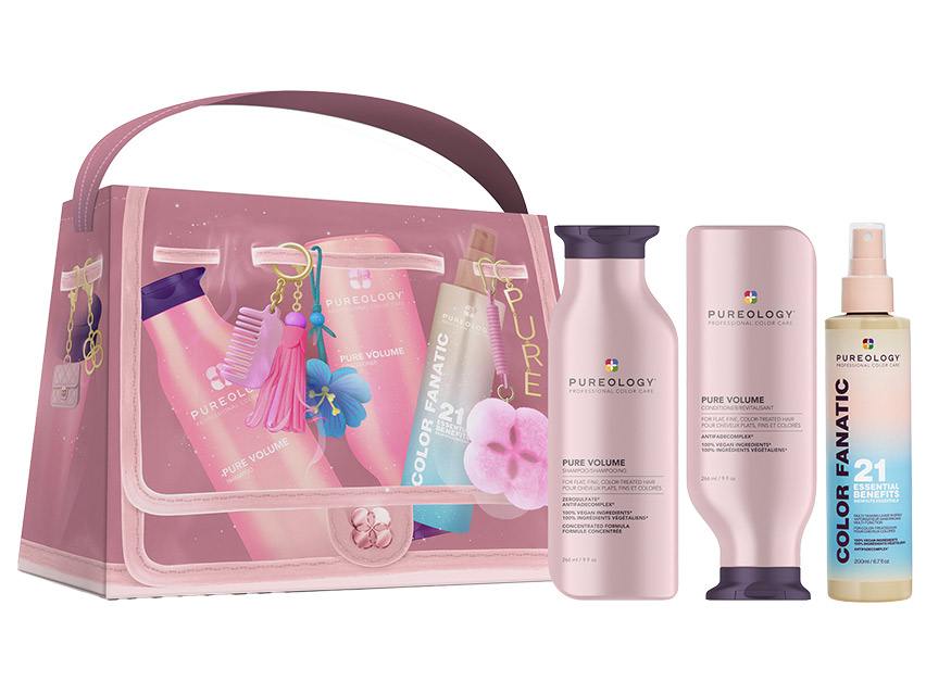 Pureology Pure Volume Handled with Hair Care Set - Limited Edition