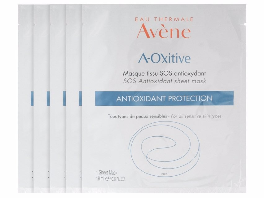 Avene A-Oxitive S.O.S. Antioxidant Sheet Mask - 5 Pack