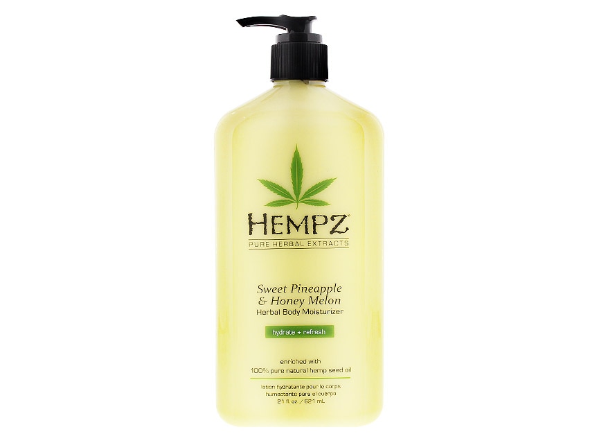 Hempz Herbal Body Moisturizer Limited Edition Bonus Size - 21oz - Sweet Pineapple & Honey Melon