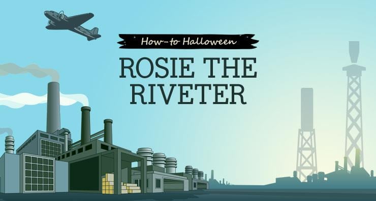 Halloween How-to: Rosie the Riveter