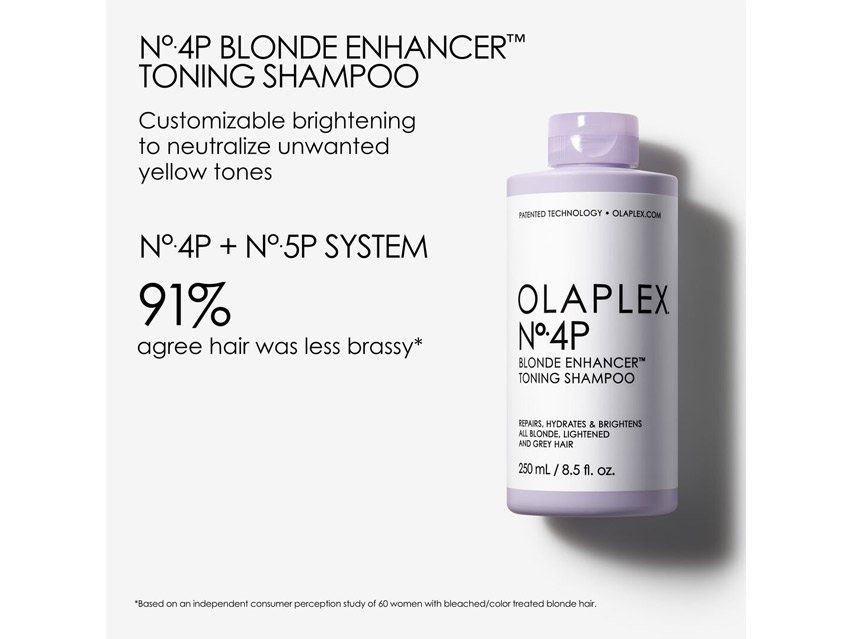 OLAPLEX No. 4P Blonde Enhancer Toning Shampoo