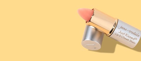 Free $12 Just Kissed Lip and Cheek Stain Deluxe Sample in Forever Pink with $75 Jane Iredale purchase