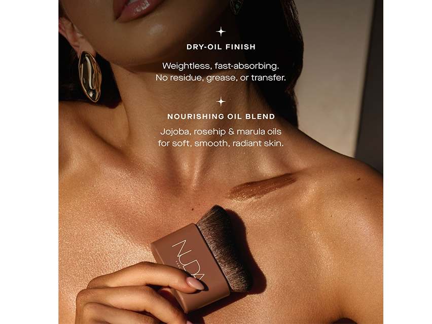 NUDA Sunless GlowGlace Shimmer Body Oil