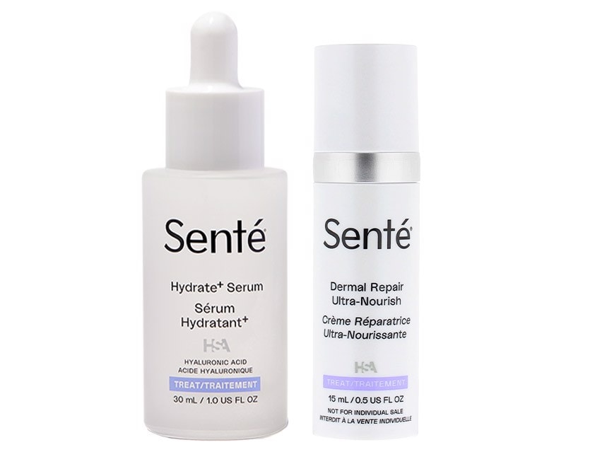 Senté Hydrate+ Serum & Dermal Repair Ultra-Nourish Duo - $143 Value!
