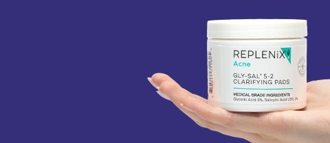 Free $34.50 Full-Size Gly-Sal 5-2 Clarifying Pads with $99 Replenix purchase