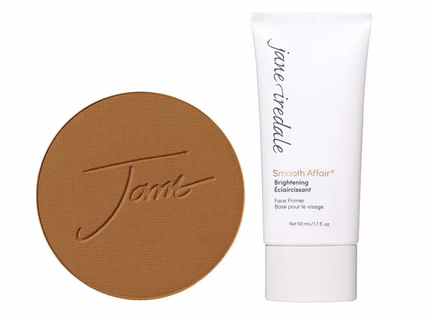 jane iredale PurePressed Base Mineral Foundation & Smooth Affair Brightening Face Primer - Velvet