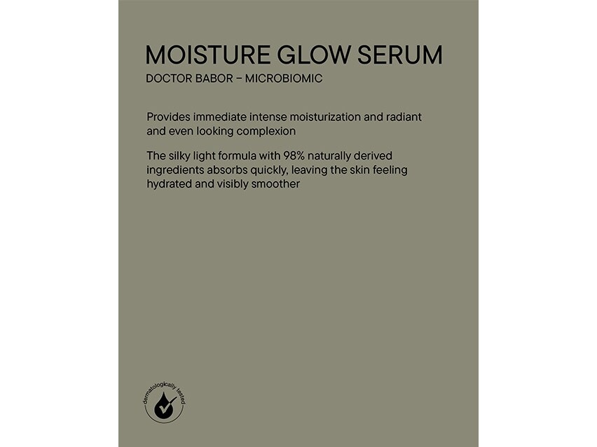 DOCTOR BABOR Microbiomic Moisture Glow Serum