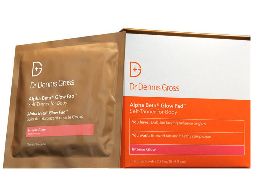 Dr. Dennis Gross Skincare Alpha Beta® Glow Pad for Body with Active Vitamin D, a Dr. Dennis Gross self tanner