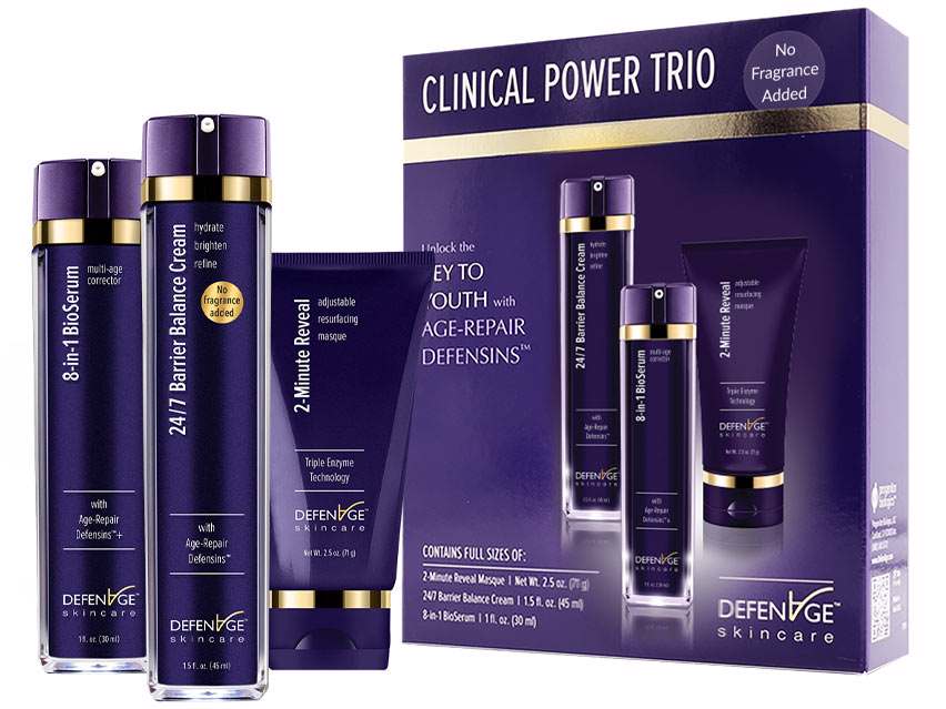 DEFENAGE Clinical Power Trio - Fragrance-Free