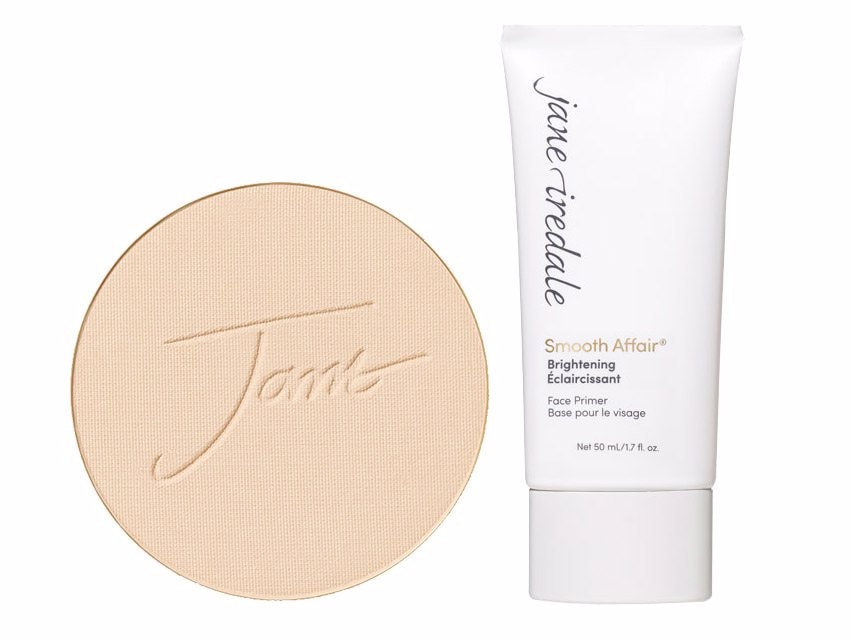 jane iredale PurePressed Base Mineral Foundation & Smooth Affair Brightening Face Primer - Warm Silk