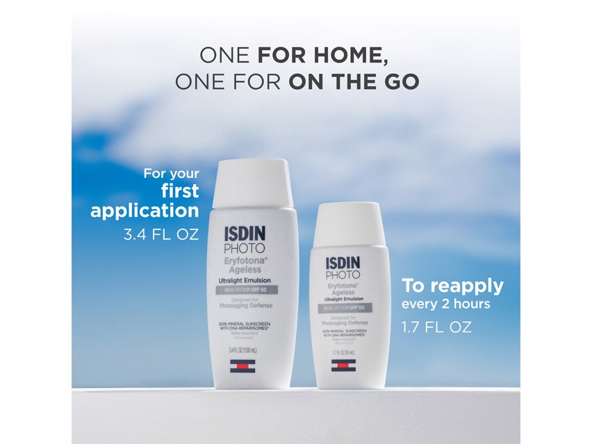 ISDIN Photo Eryfotona Ageless Ultralight Tinted Mineral SPF 50 Sunscreen