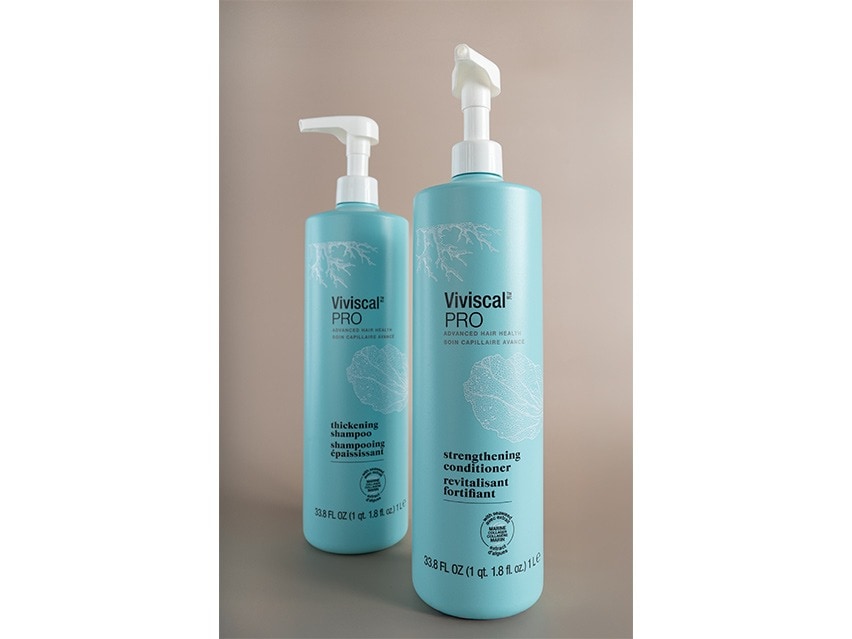 Viviscal PRO Thickening Shampoo &amp; Strengthening Conditioner Liter Duo