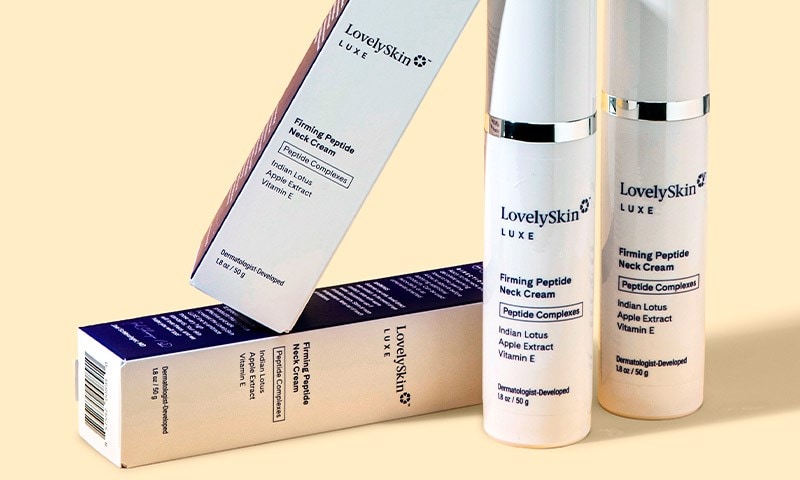 NEW LovelySkin LUXE Firming Peptide Neck Cream