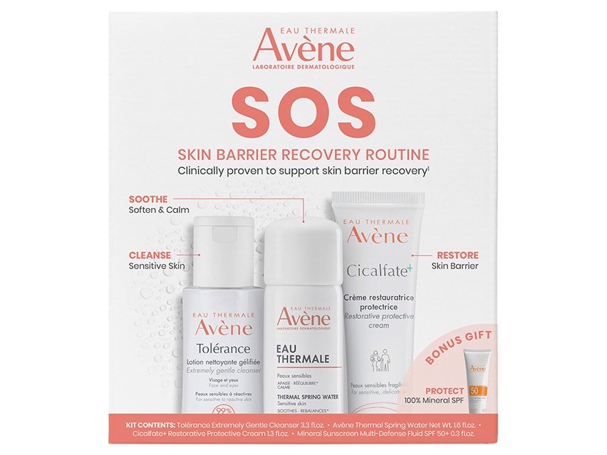 Avene SOS Skin Barrier Recovery Routine