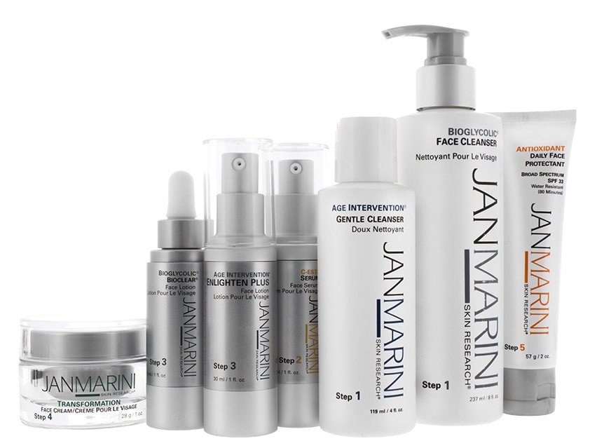 Jan Marini Skincare Collection Plus for Normal/Combination Skin with Jan Marini Transformation Cream