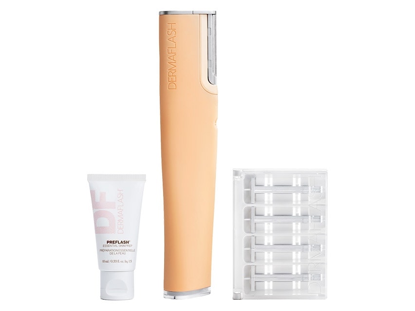 DERMAFLASH LUXE+ Anti-Aging, Exfoliation + Peach Fuzz Removal Set