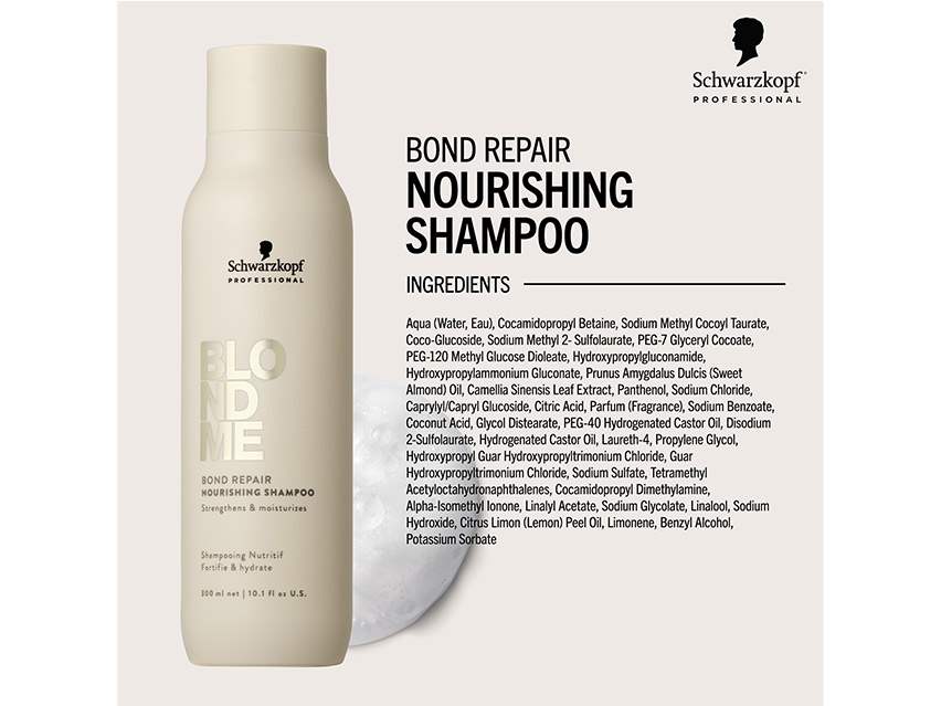 Schwarzkopf BlondMe Bond Repair Nourishing Shampoo
