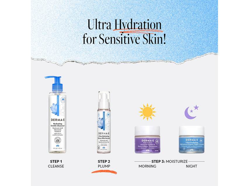 derma e Ultra Hydrating Hyaluronic Acid Dewy Skin Serum