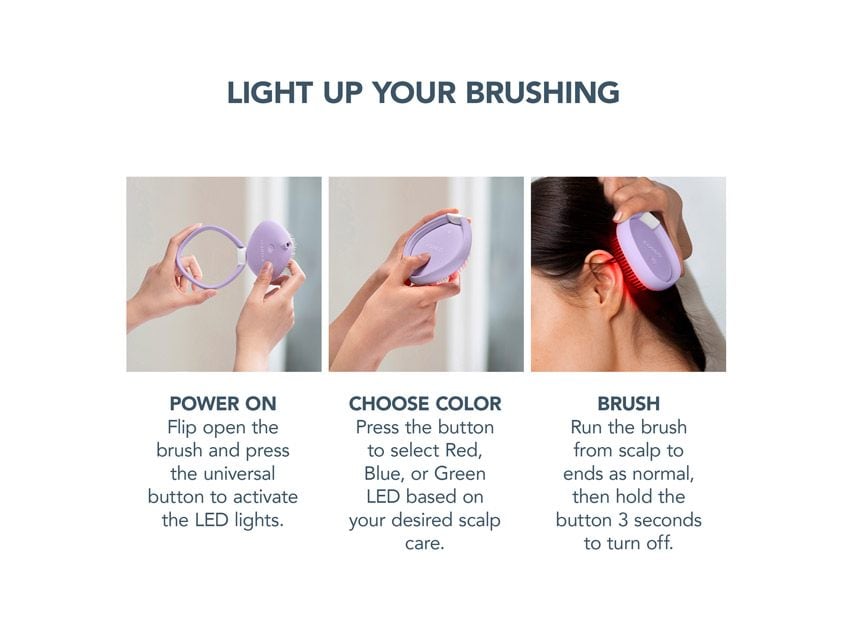 FOREO FLIP Play Advanced LED Light Hairbrush
