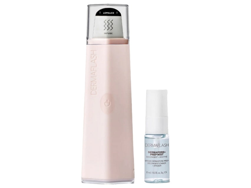 DERMAFLASH DERMAPORE+ Ultrasonic Pore Extractor &amp; Skincare Infuser