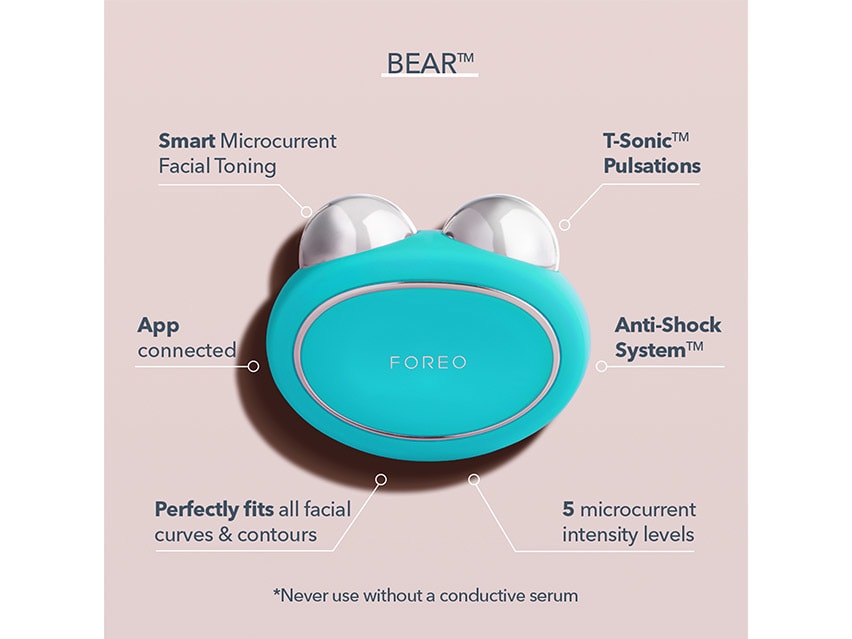 FOREO BEAR™ Smart Microcurrent Facial Toning Device Mint