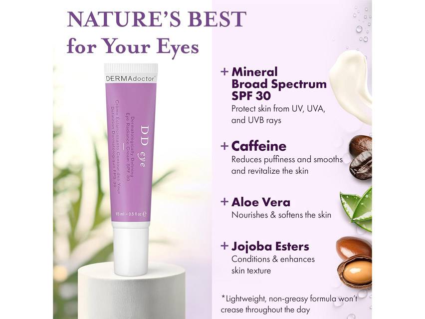 DERMAdoctor DD Eye Dermatologically Defining Eye Radiance Cream SPF 30
