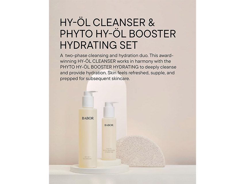 BABOR HY-OL Cleanser and Phyto Booster Hydrating Set