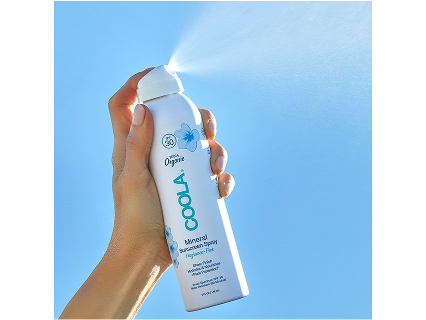 COOLA Mineral Body Organic Sunscreen Spray SPF 30 Fragrance Free