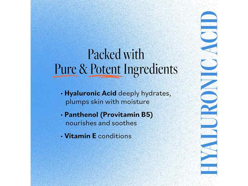 derma e Hydrating Gentle Cleanser with Hyaluronic Acid