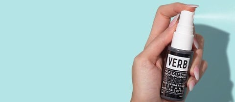 Your free Verb Travel-Size Frizz Defense Smoothing Spray