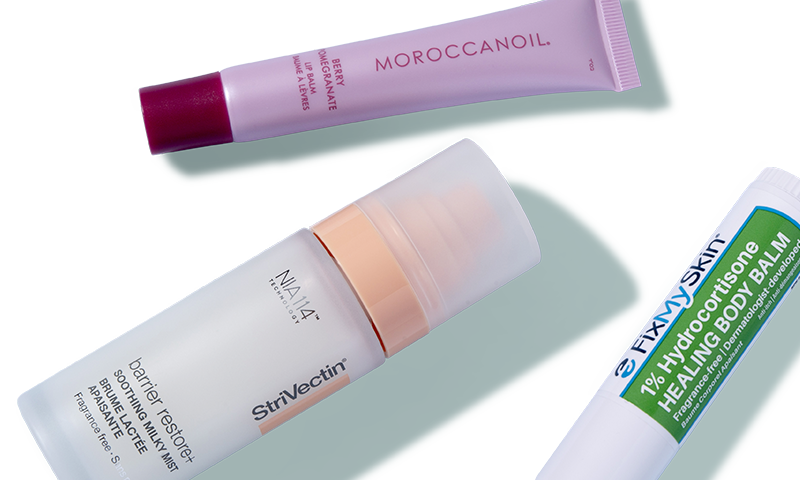 Staff favorite products lying next to each other