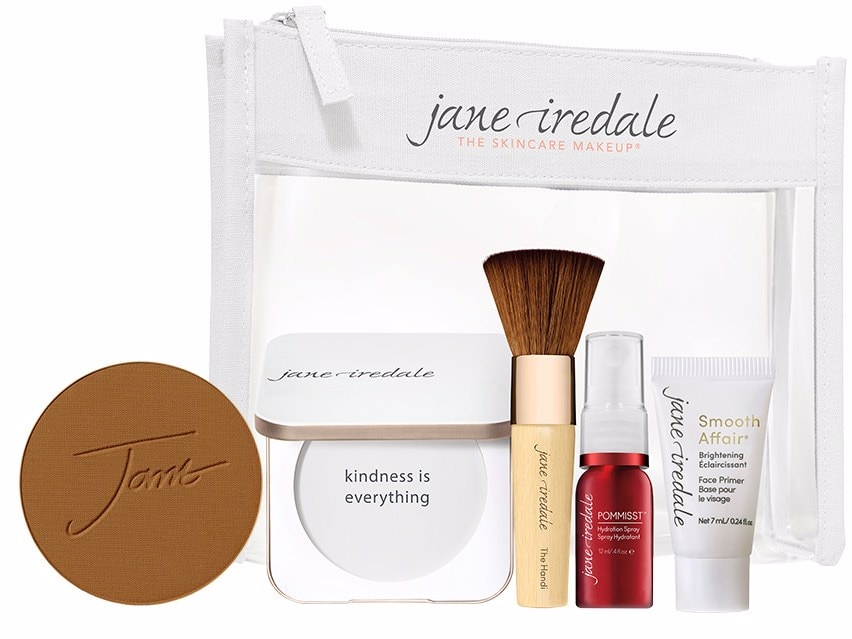 jane iredale Skincare Makeup Discovery System & Refill Set - Warm Brown