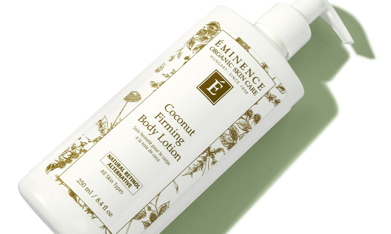 A Eminence Organics body lotion