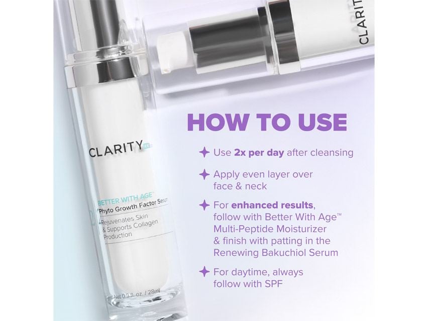 ClarityRx Better With Age Phyto Growth Factor Serum