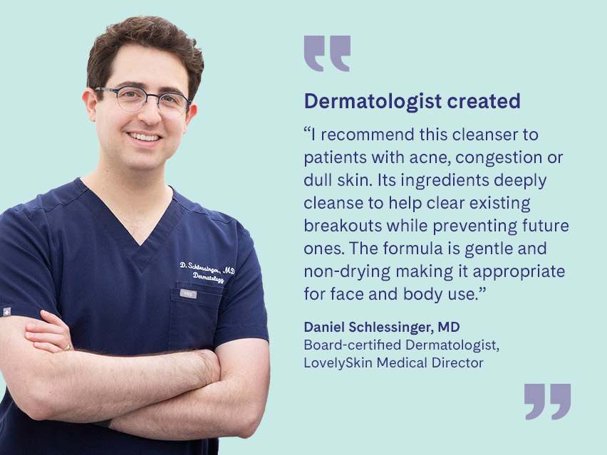 LovelySkin LUXE Clarifying Gel Cleanser