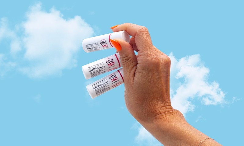 Person holding new lip balms