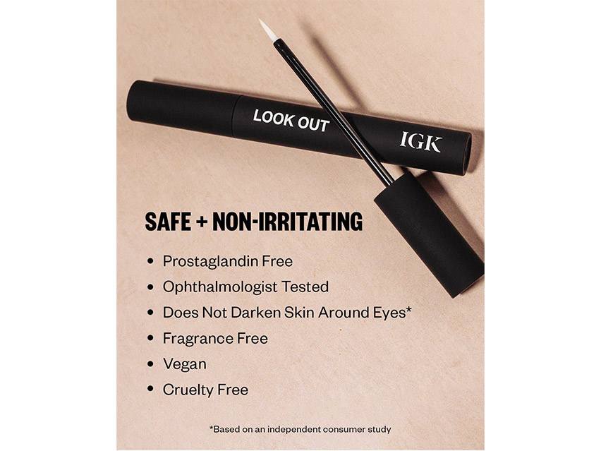 IGK Look Out Lash and Brow Boosting Peptide Serum
