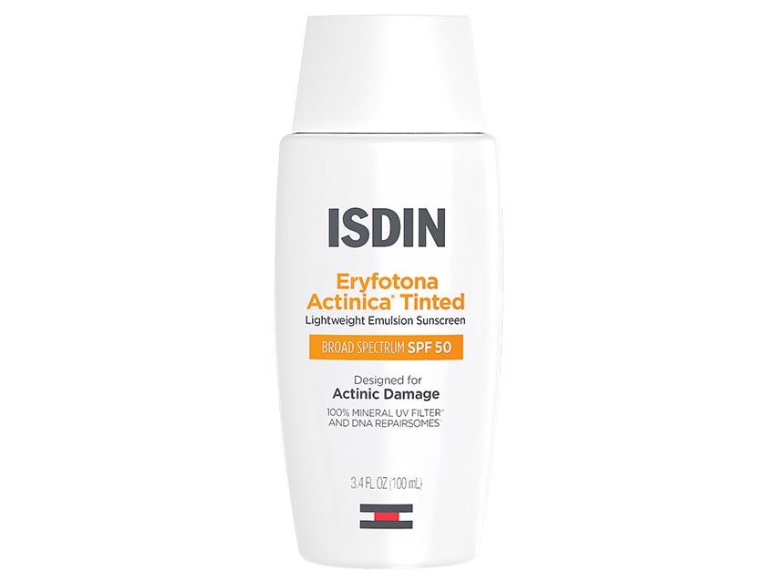 ISDIN Photo Eryfotona Actinica Tinted Daily Lightweight Mineral SPF 50 Sunscreen - 3.4 fl oz