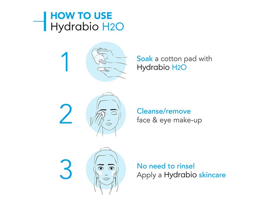 Bioderma Hydrabio H2O Moisturising Micellar Water Makeup Remover Duo